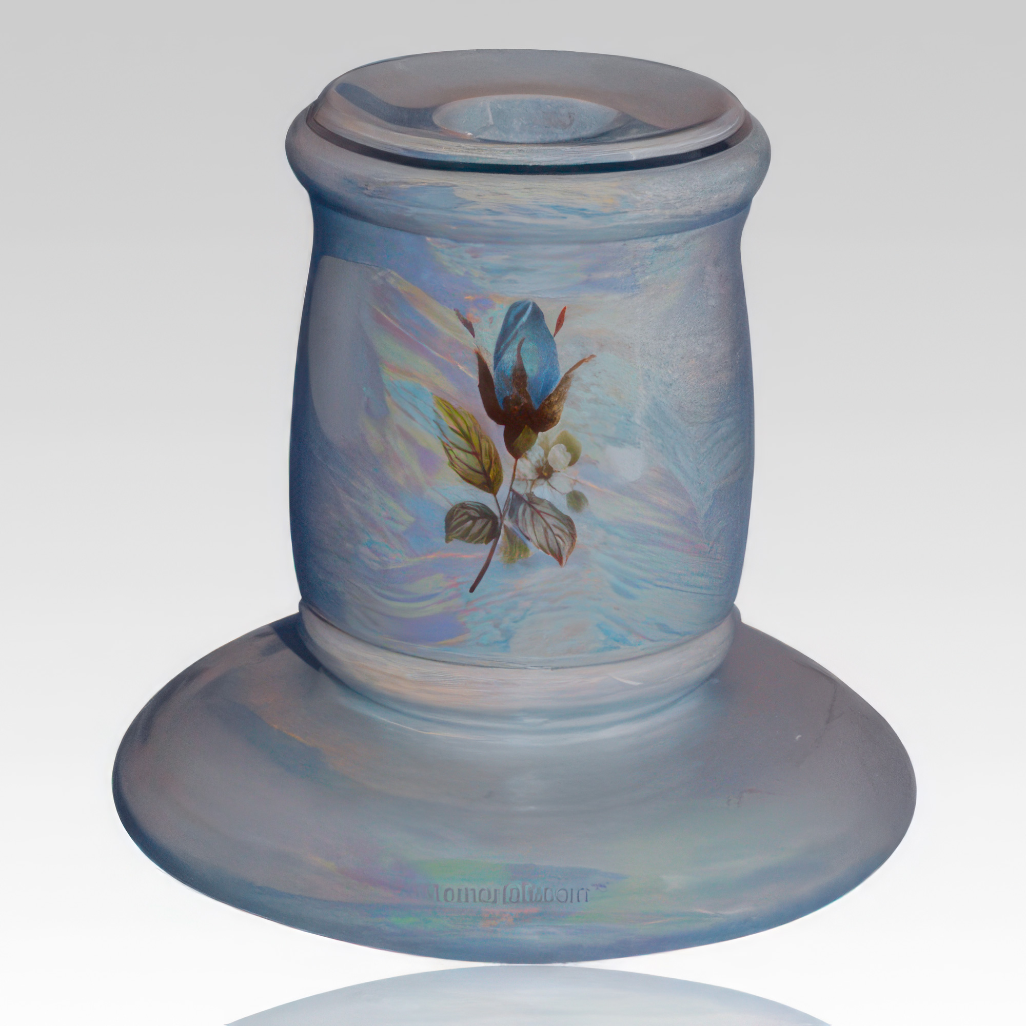 Darlene Blue Candle Holder