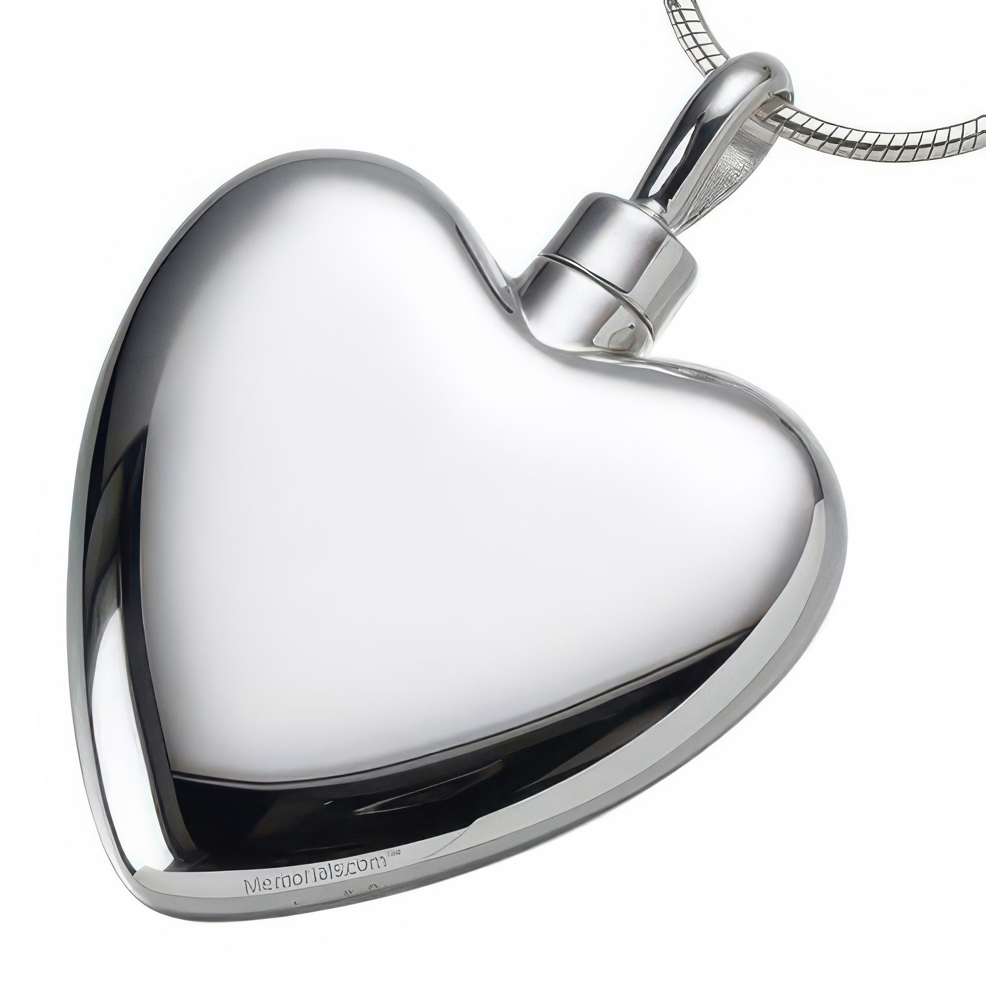 Large Heart Cremation Pendant