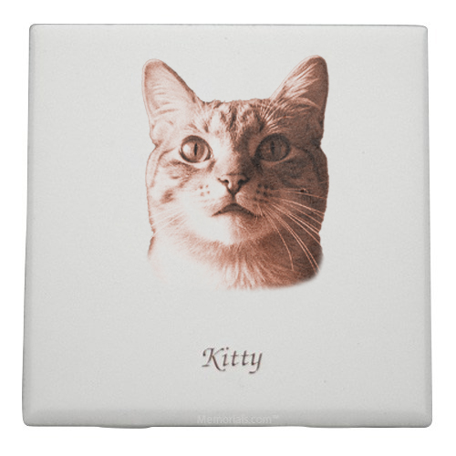 Antique Photo Memorial Pet Tile