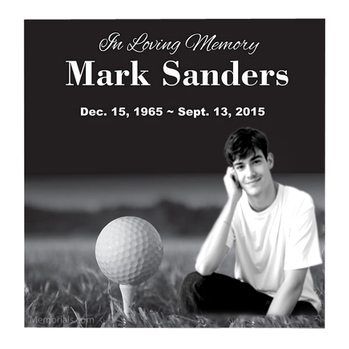Golf Granite Memorial Stone