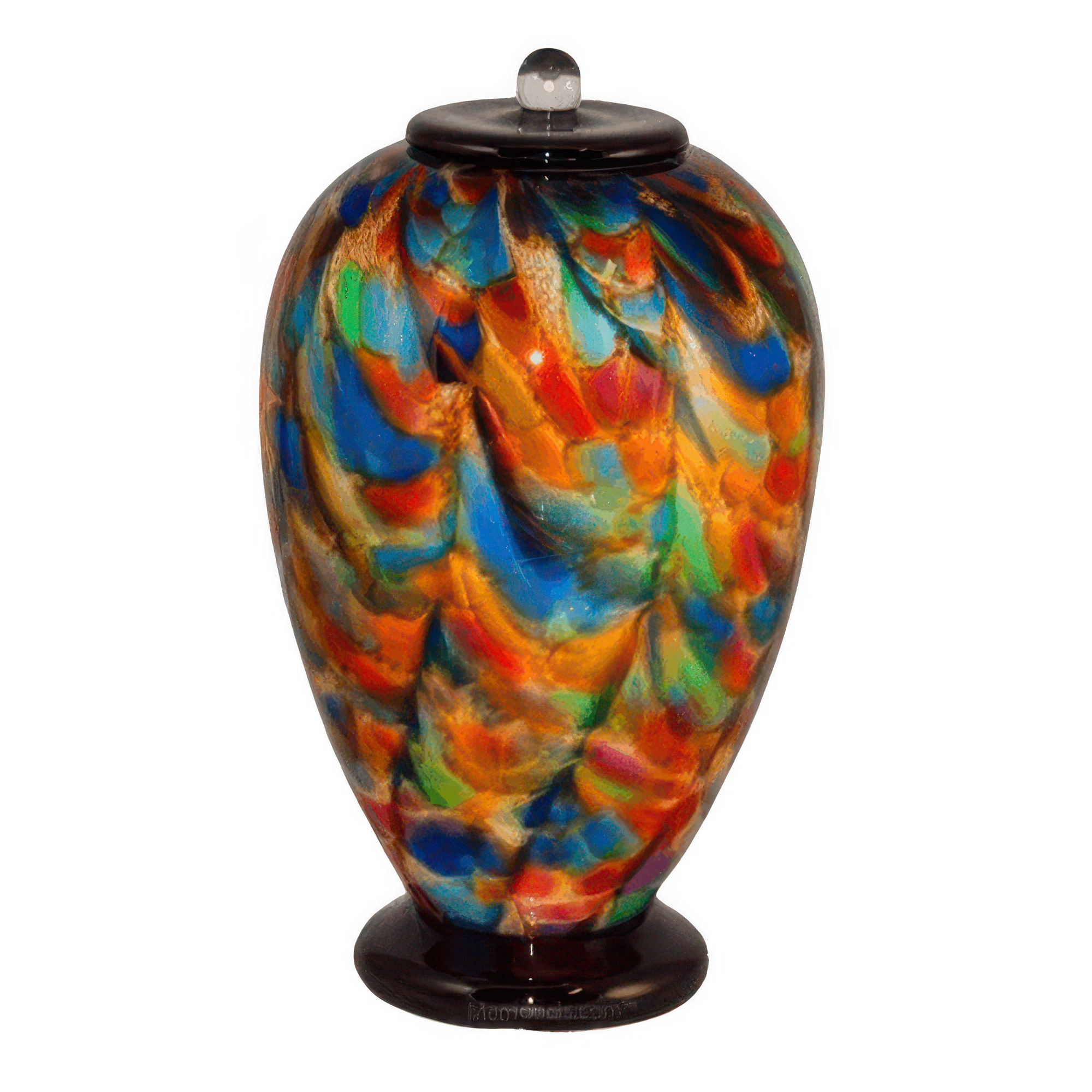 Carnival Glass Cremation Urn