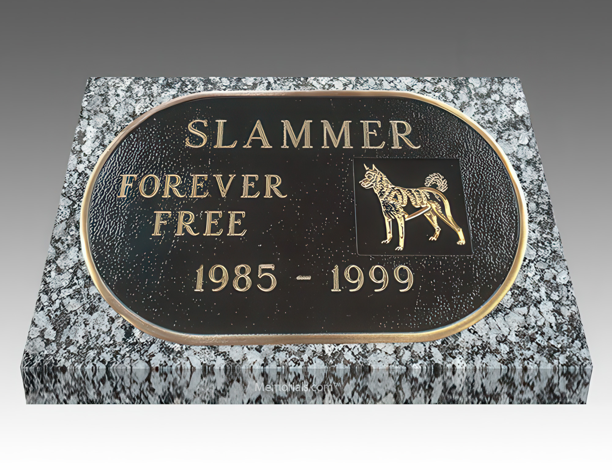 Curved Pet Headstones