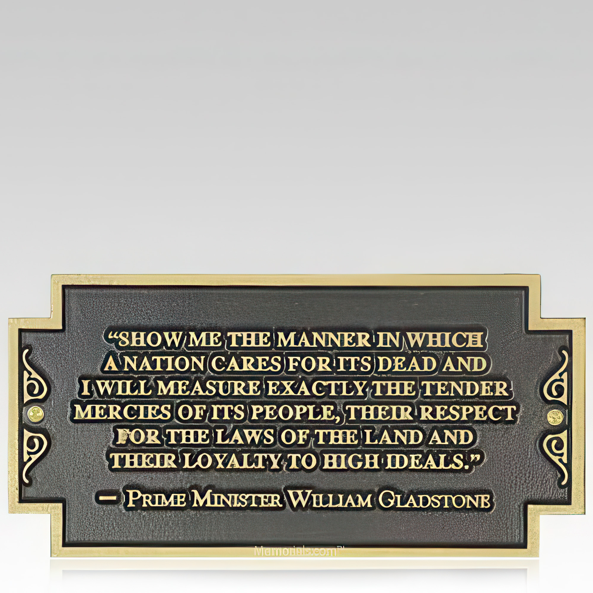 Gladstone Dedication Plaque