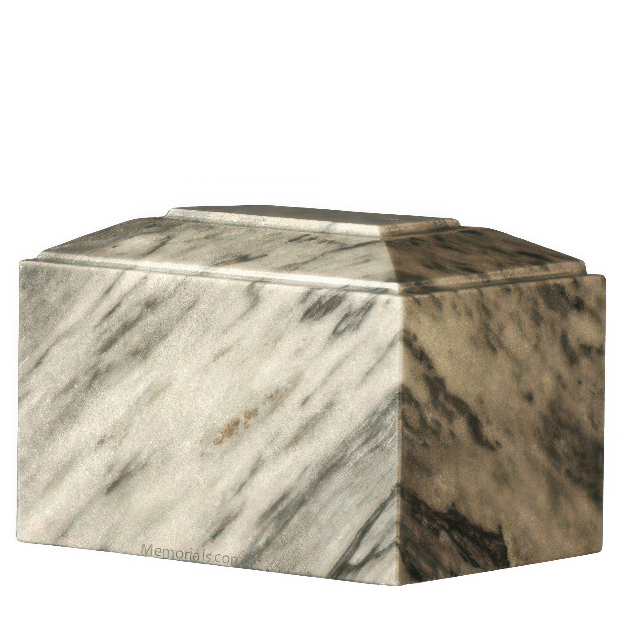 Gray Ivory Infinity Marble Cremation Urn