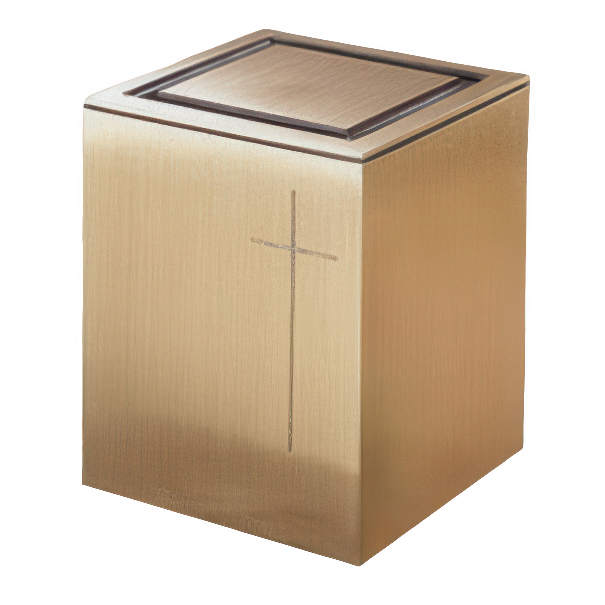 Guardian Cross Bronze Cremation Urn