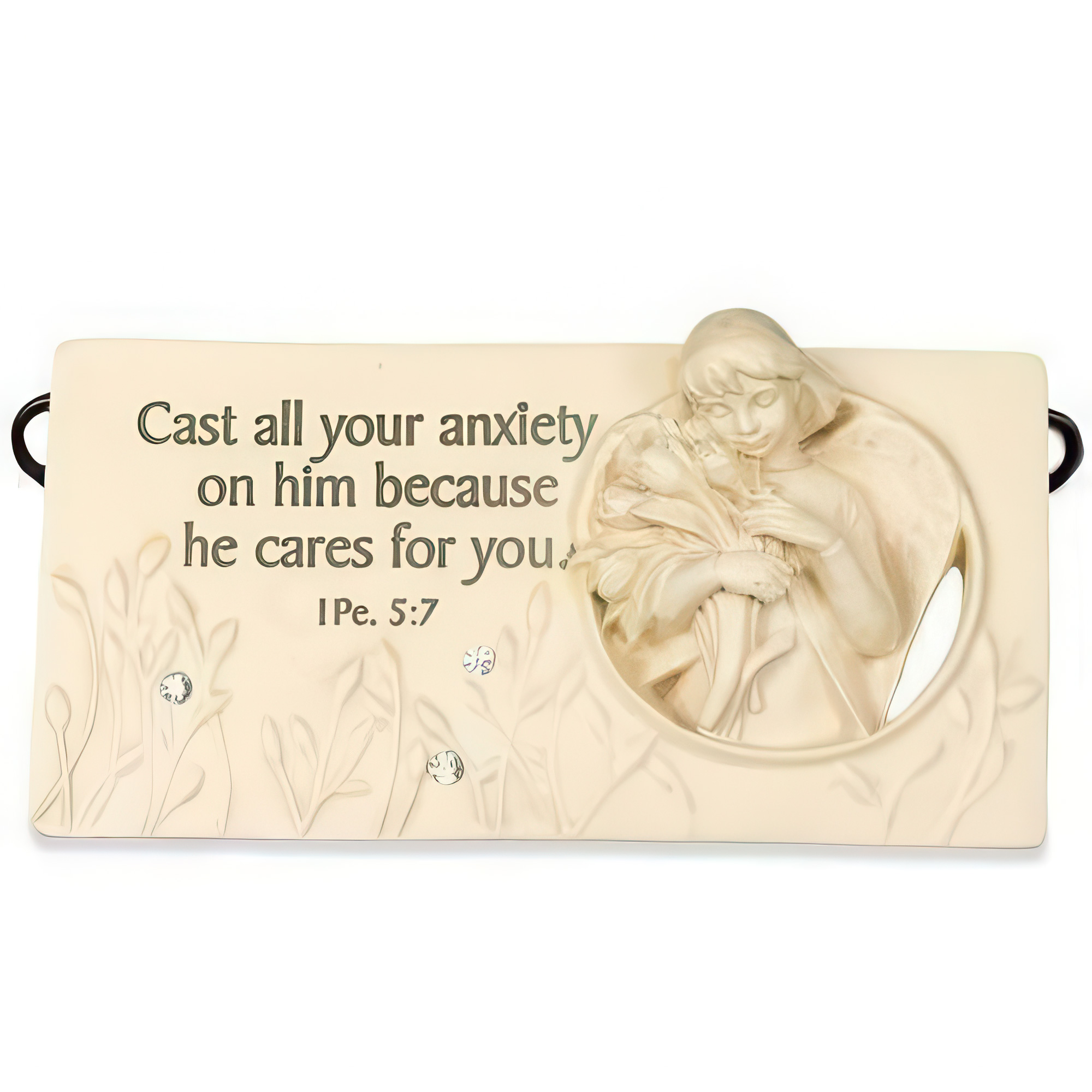 He Cares Angel Remembrance Sign
