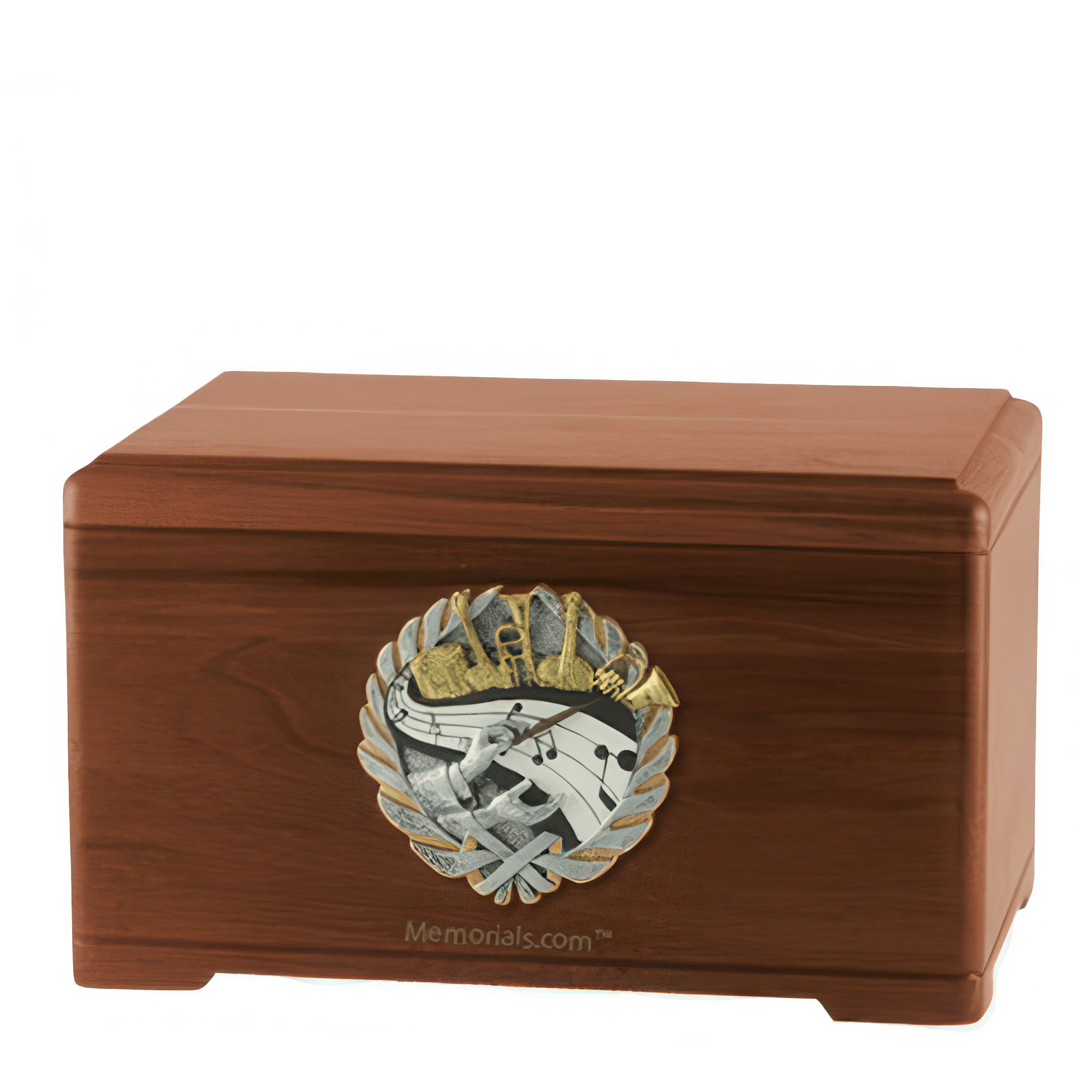 Melodic Walnut Cremation Urn