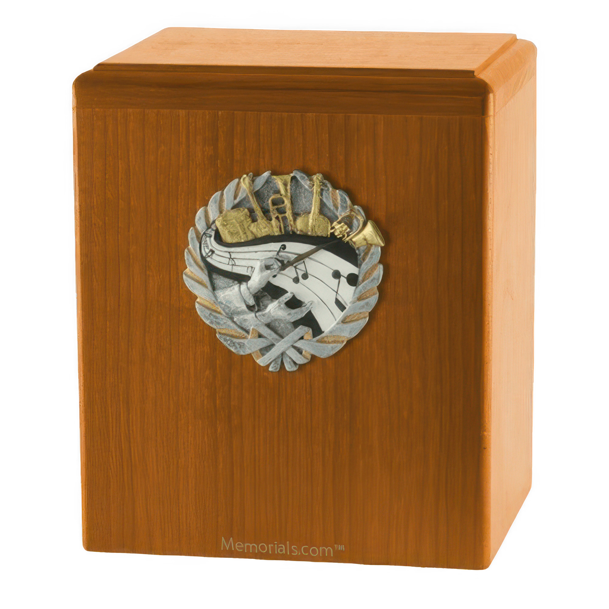 Orchestra Oak Cremation Urn