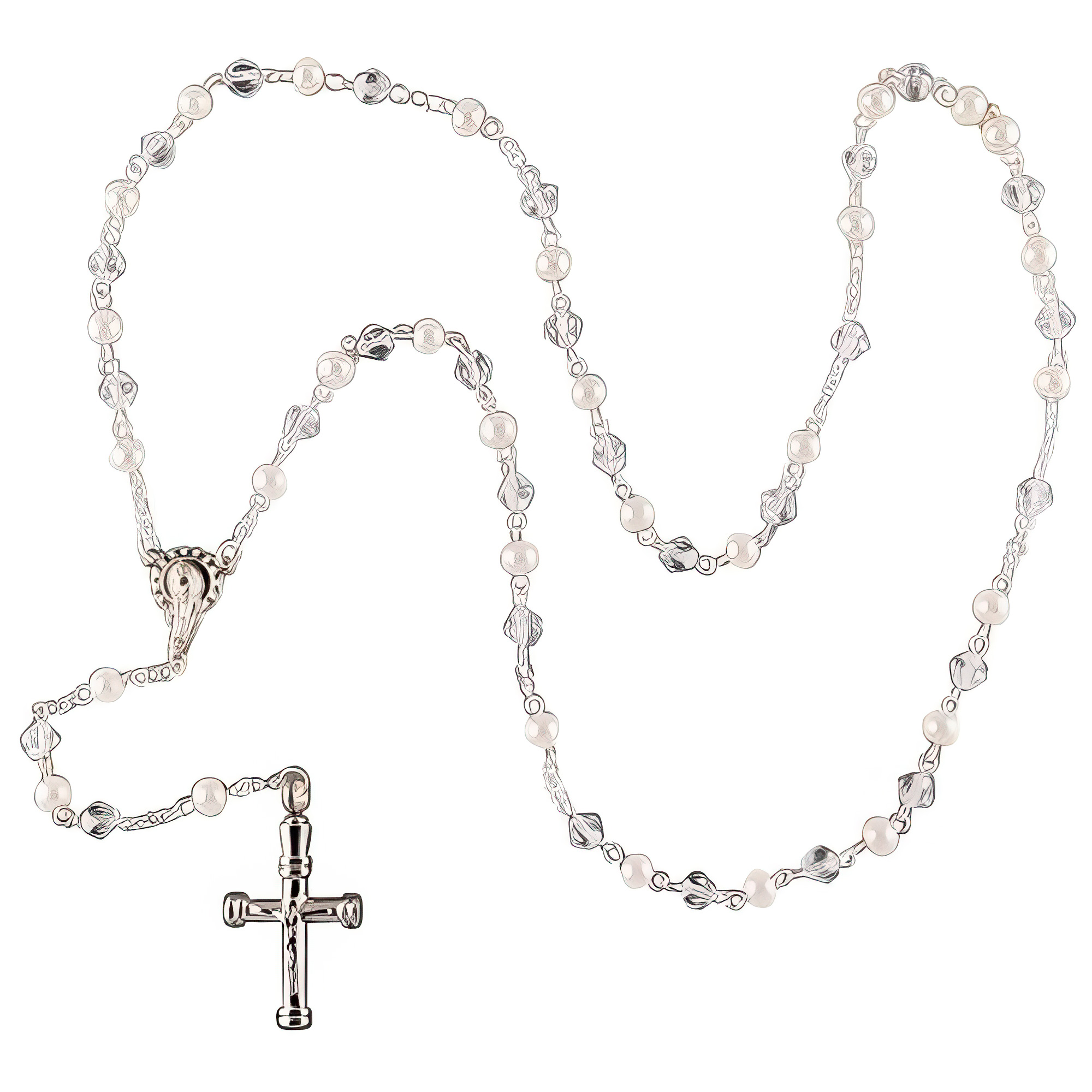 Pearl Cremation Rosary