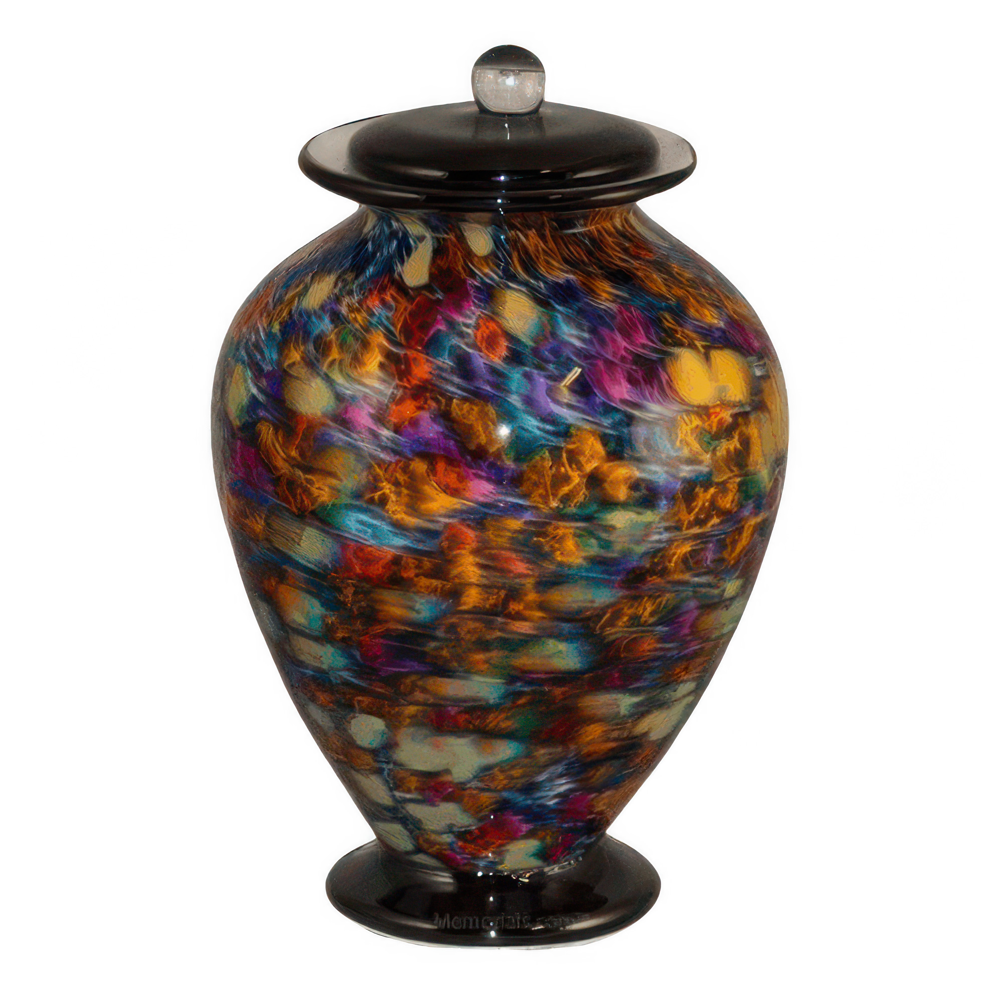 Rainbow Dream Glass Urn