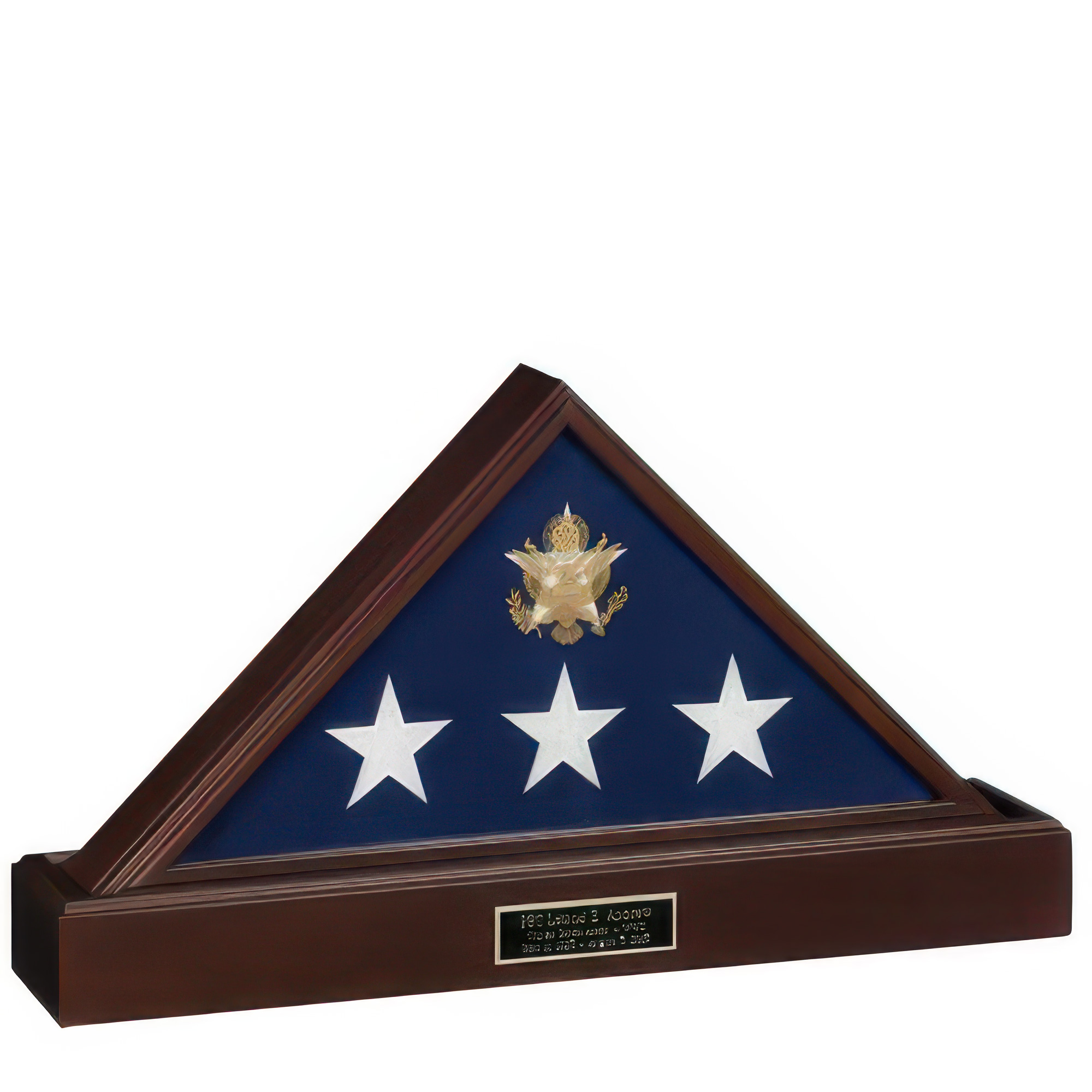 Vice Presidential Flag Case with Pedestal Urn