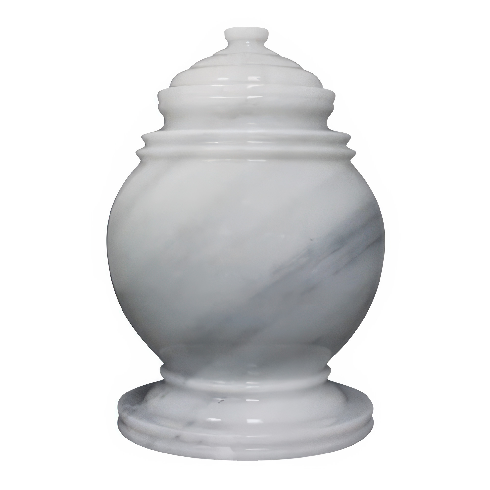 Angelic Angel White Marble Urn