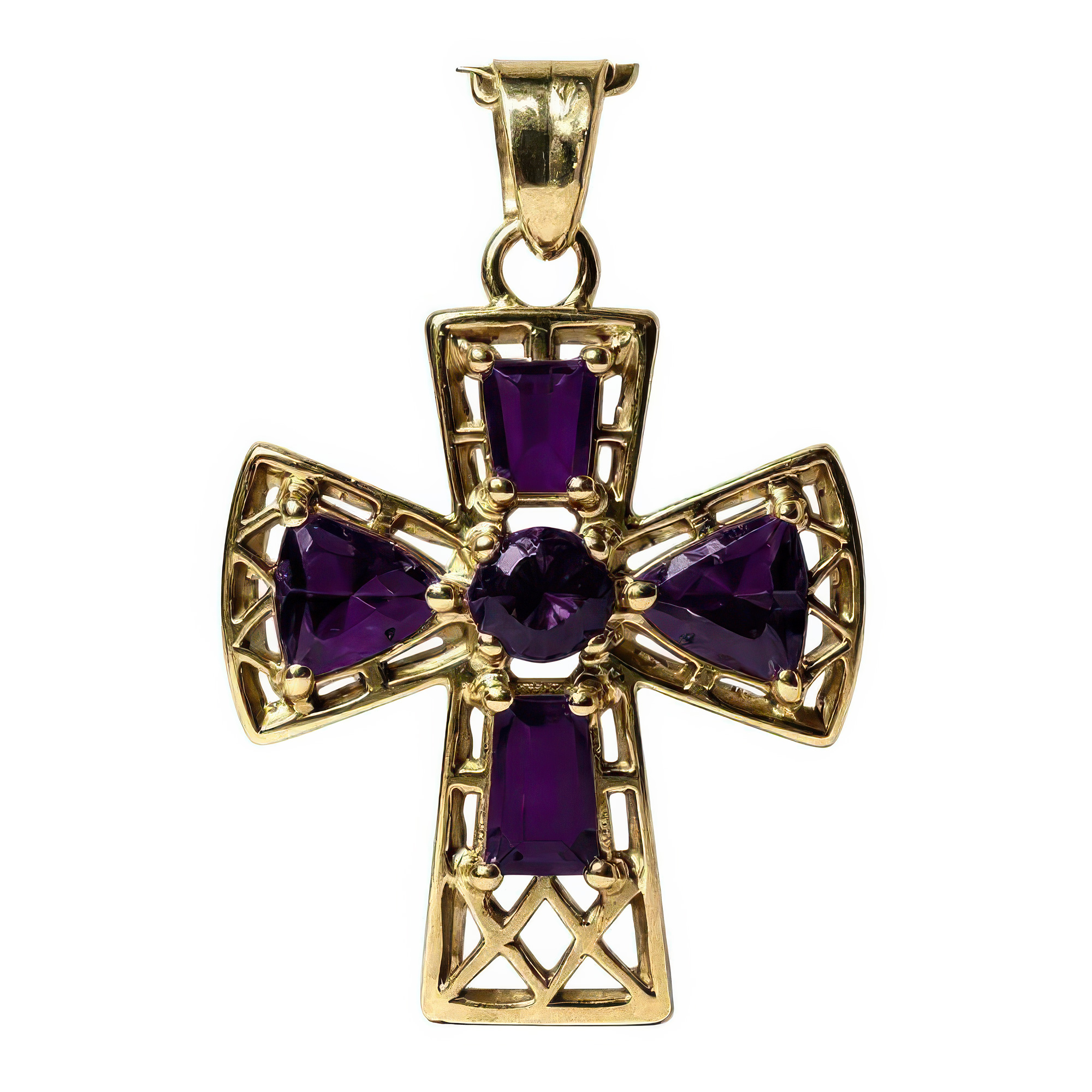 Belief Cross Cremation Crystal Necklace