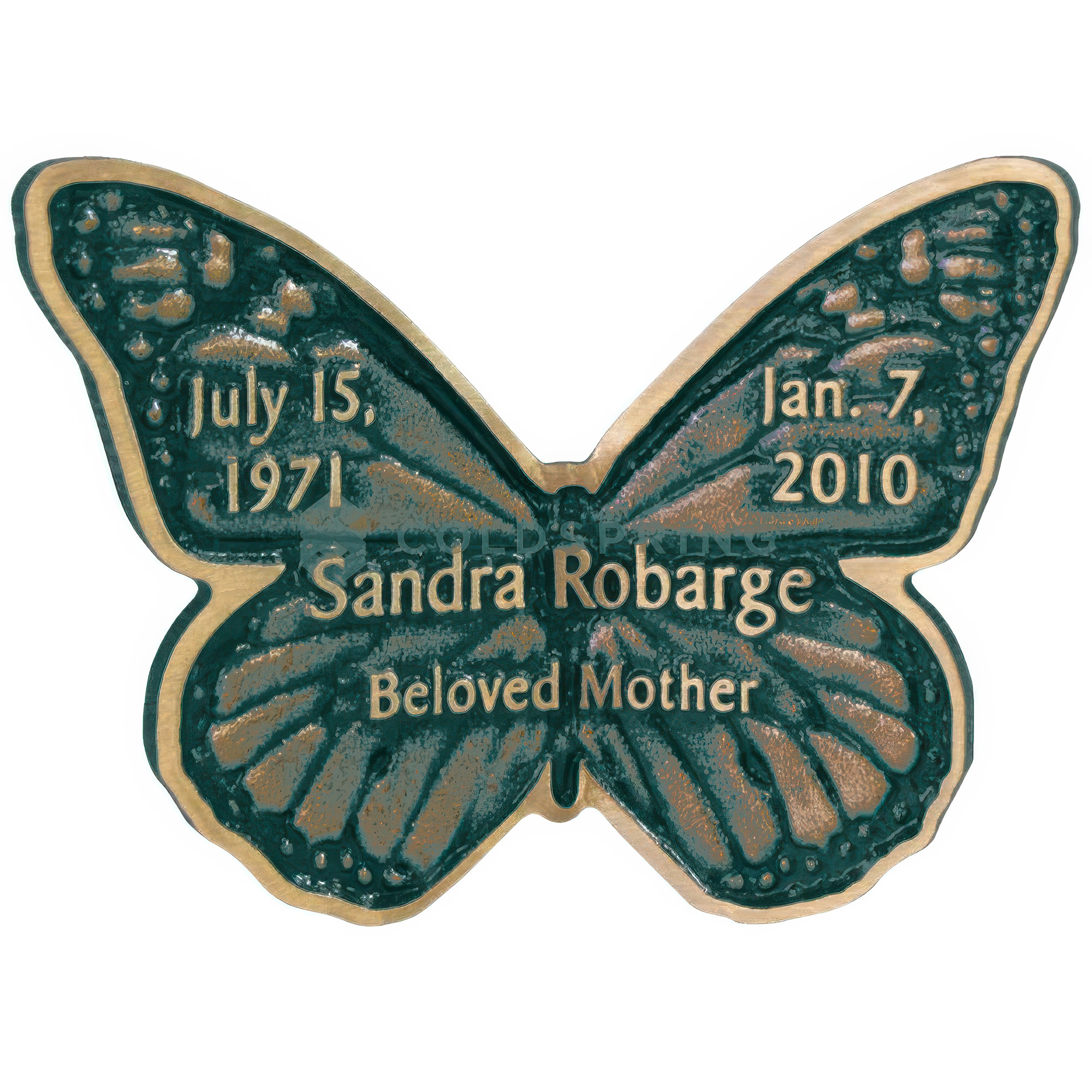 Biscay Bronze Monarch Butterfly
