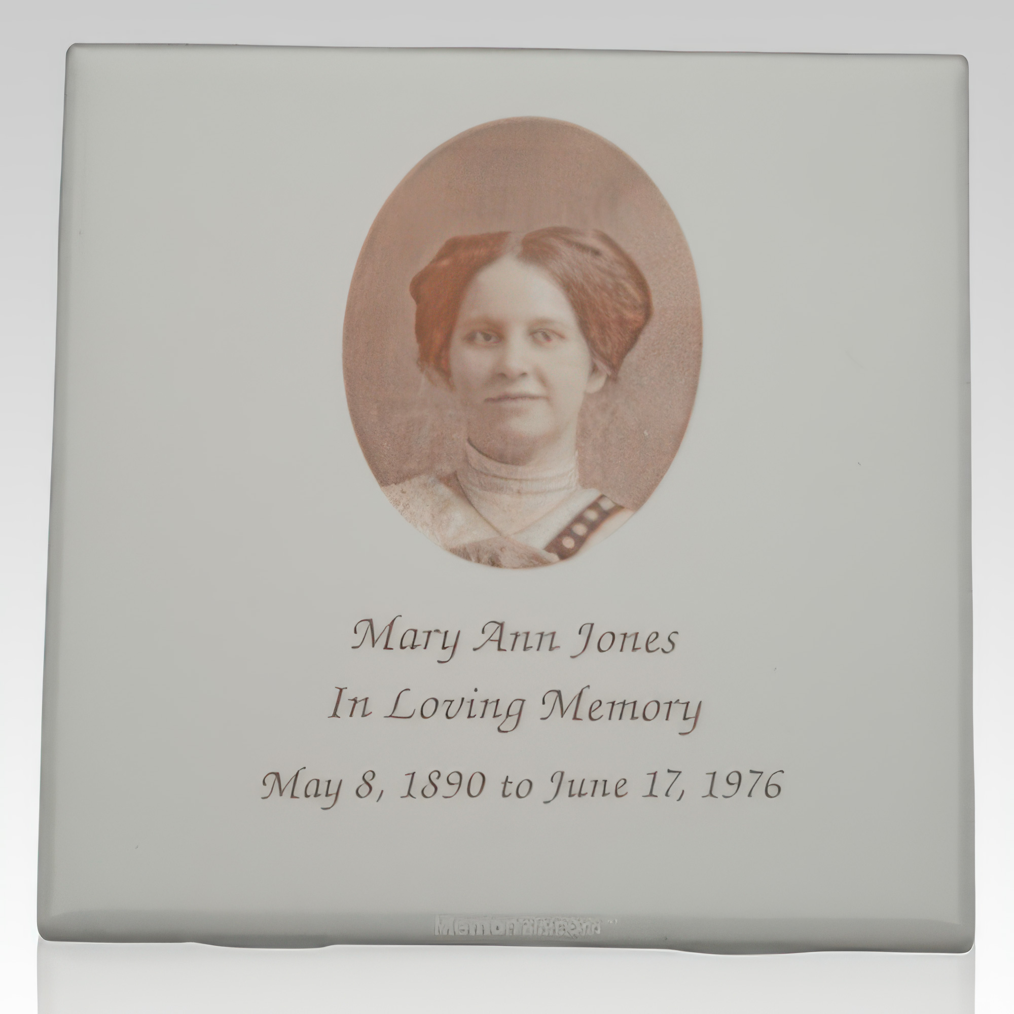 Antique Photo Memorial Tile