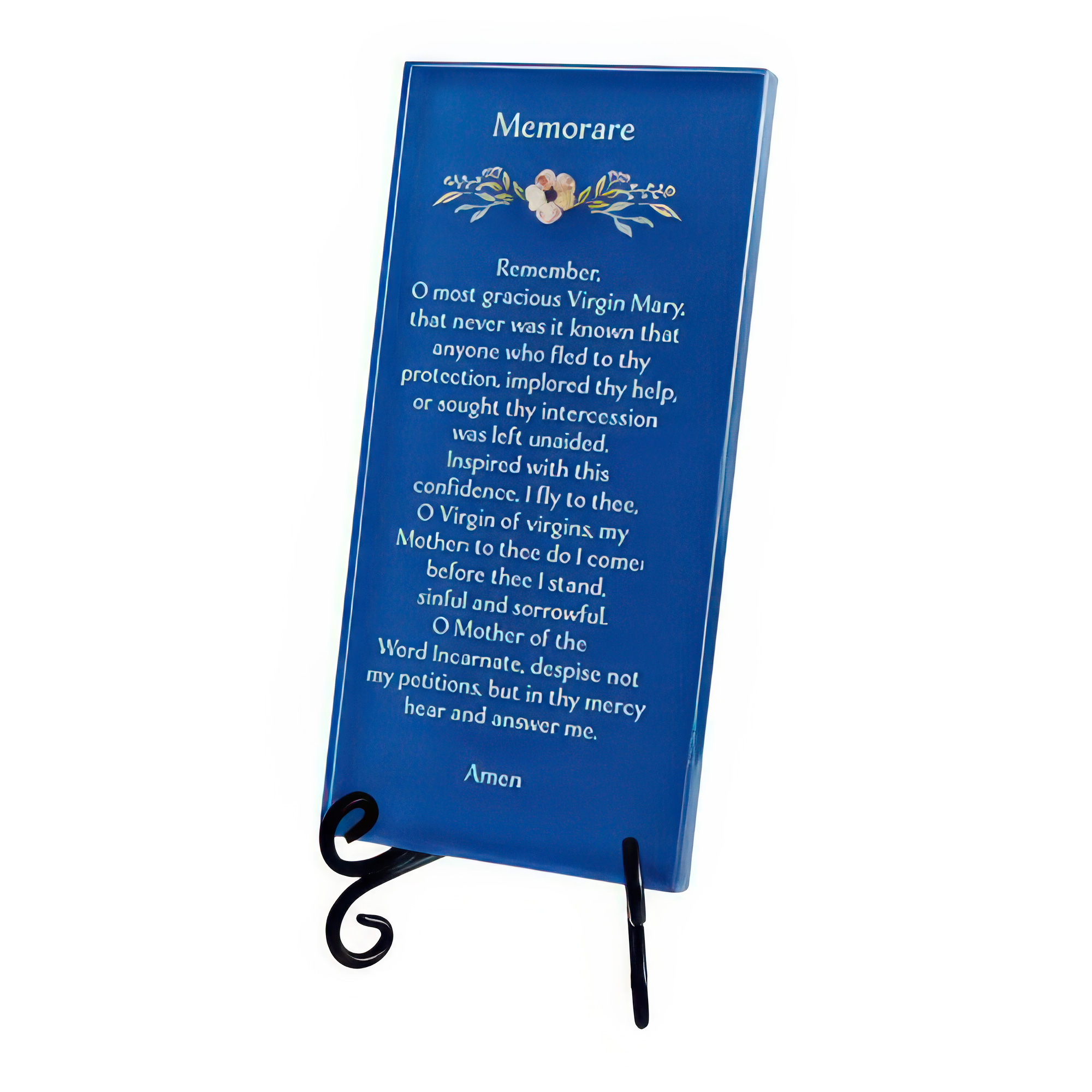Blue Virgin Mary Prayer