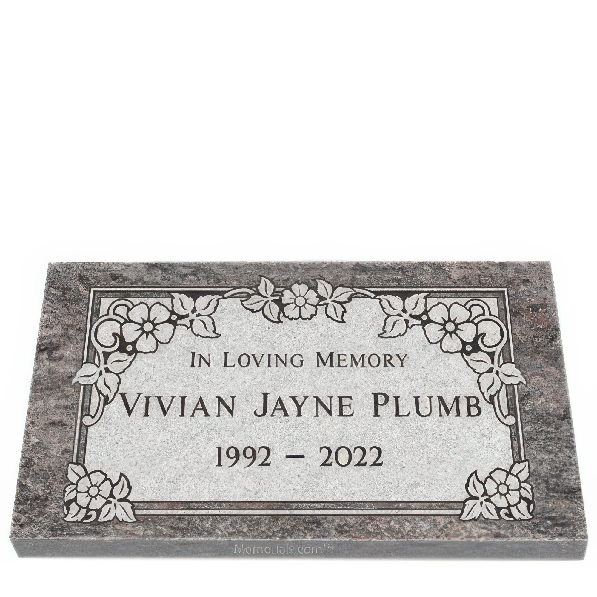 Cemetery Granite Grave Marker 24 x 12