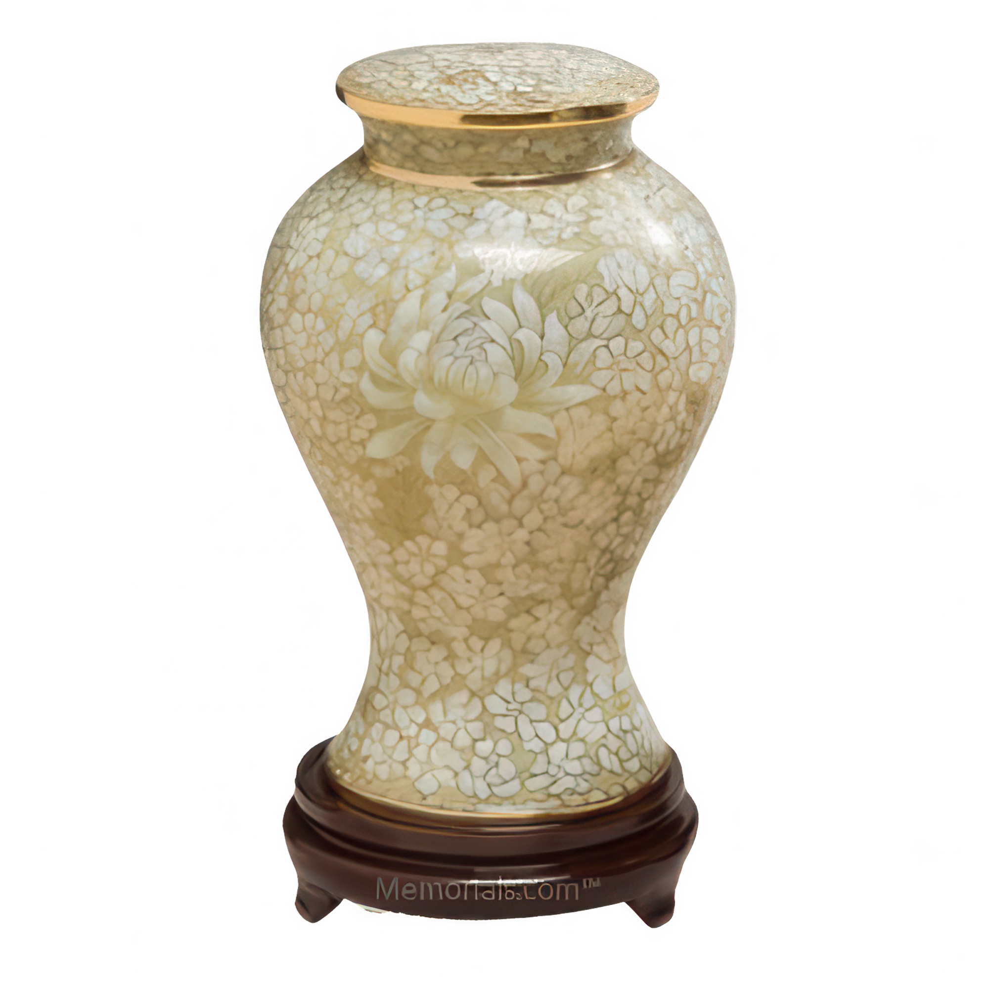Morning Mist Cloisonne Urn