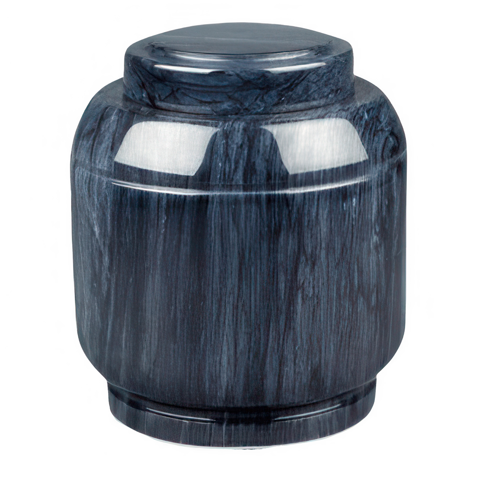 Crest Black Marble Cremation Urn