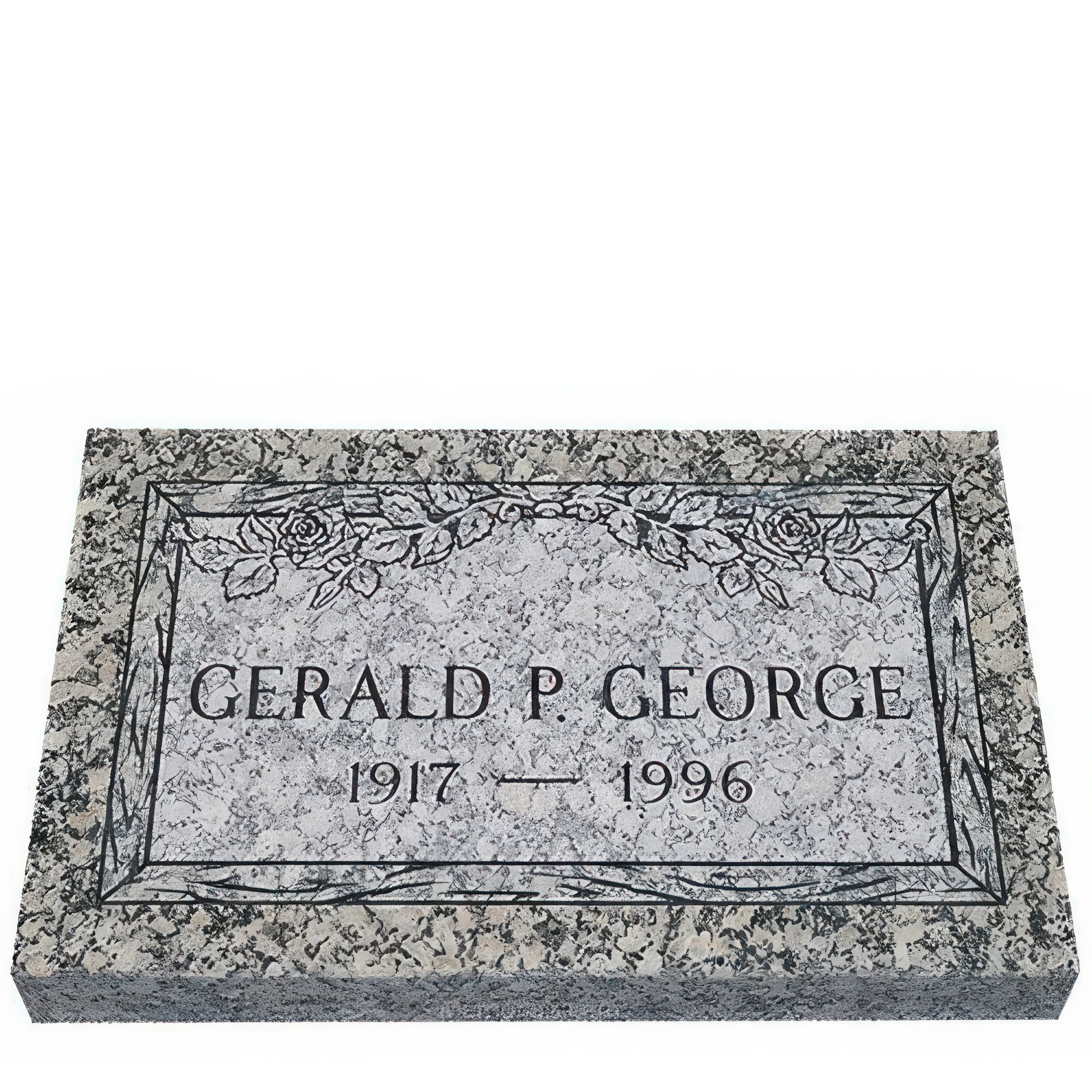 Demure Granite Grave Marker 20 x 10