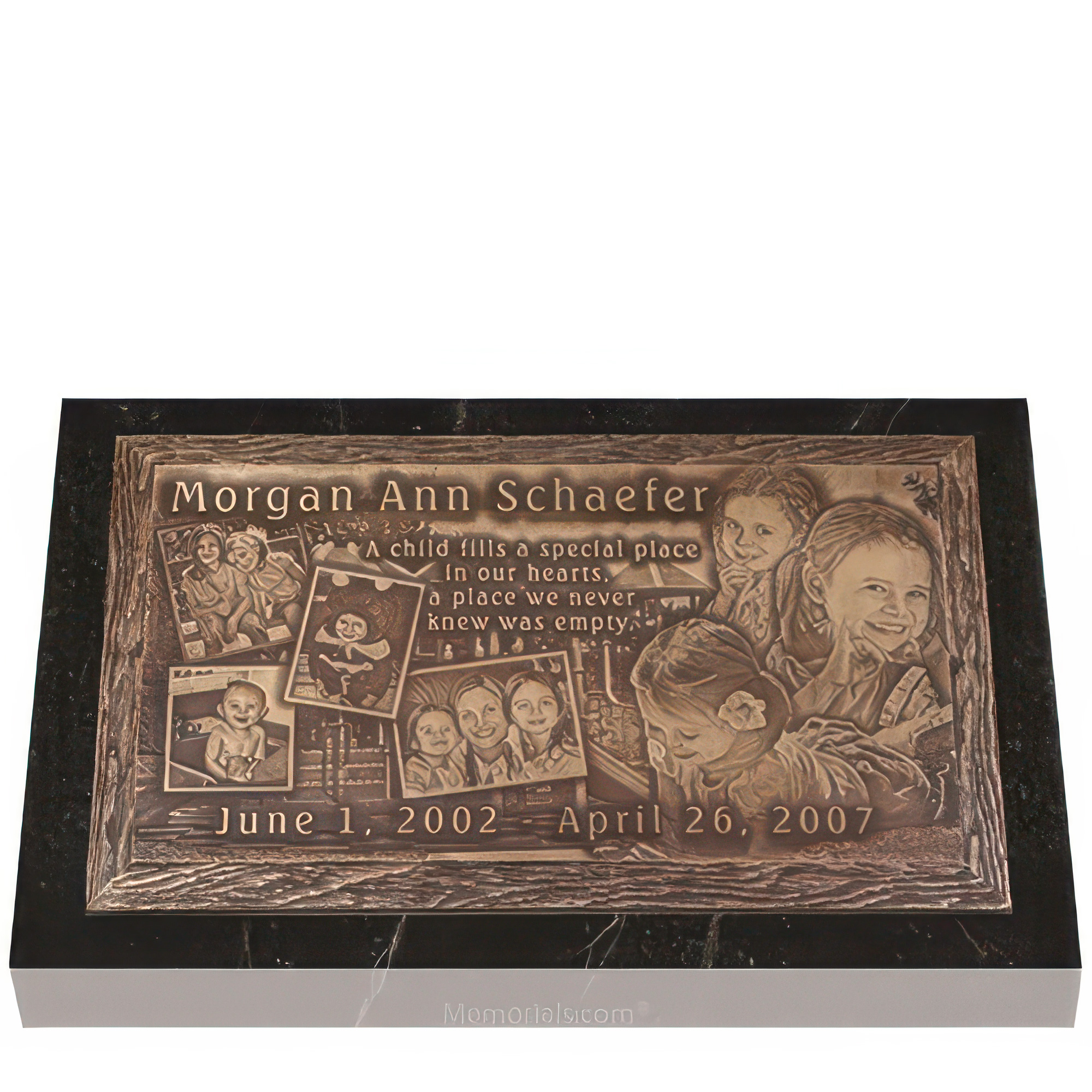 Expression Bronze Grave Marker For One