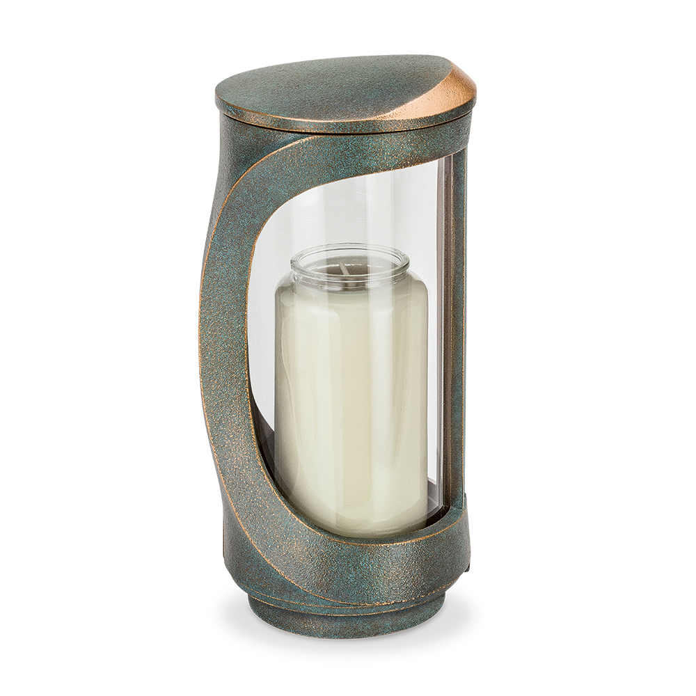 Harmony Patina Cemetery Gravesite Lamp