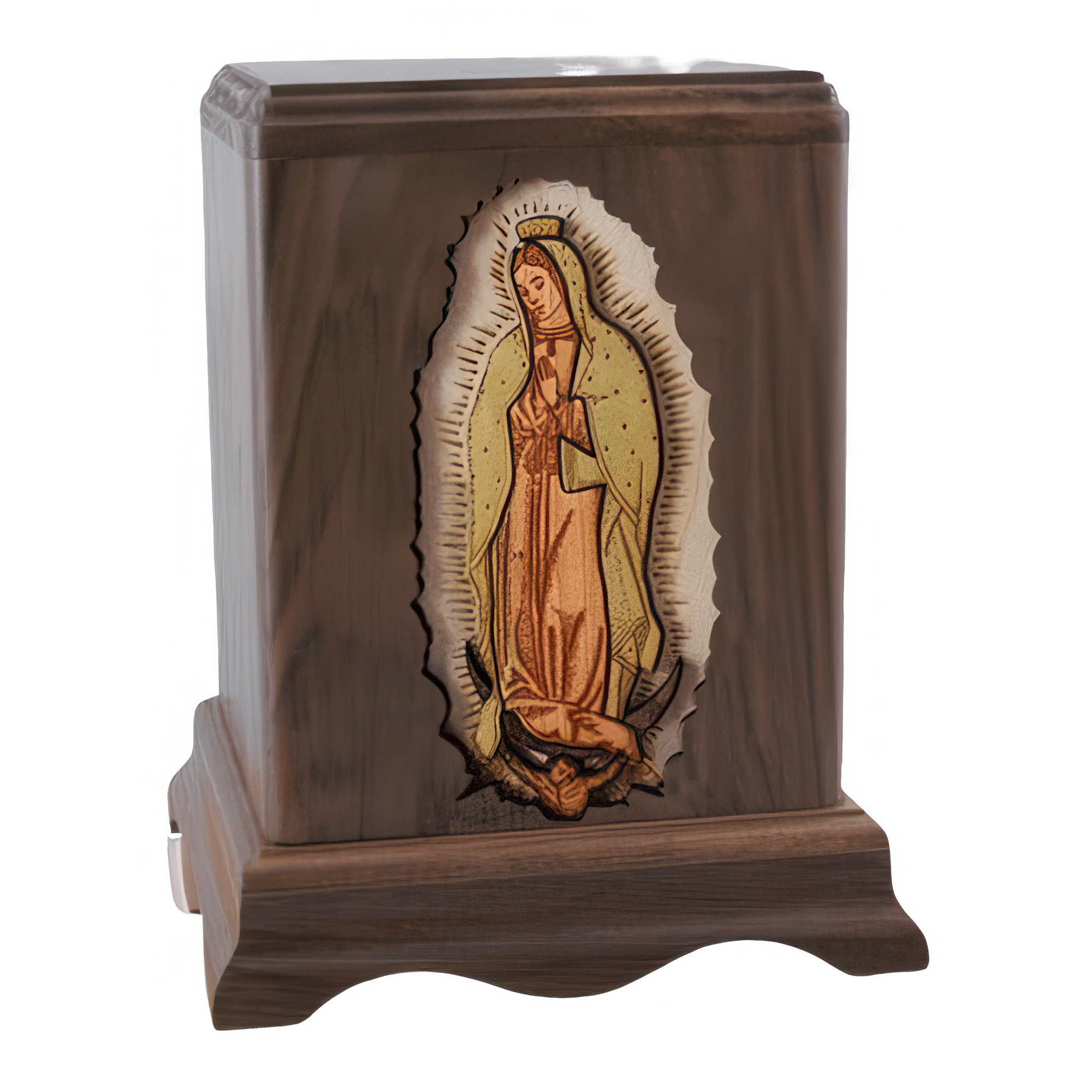 Lady of Guadalupe Cremation Urn