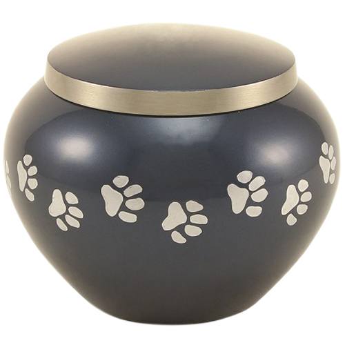 thumbnail image 2 of Metal Amato Animal S Close Print Urn Thoughtful Print For 2 of 13
