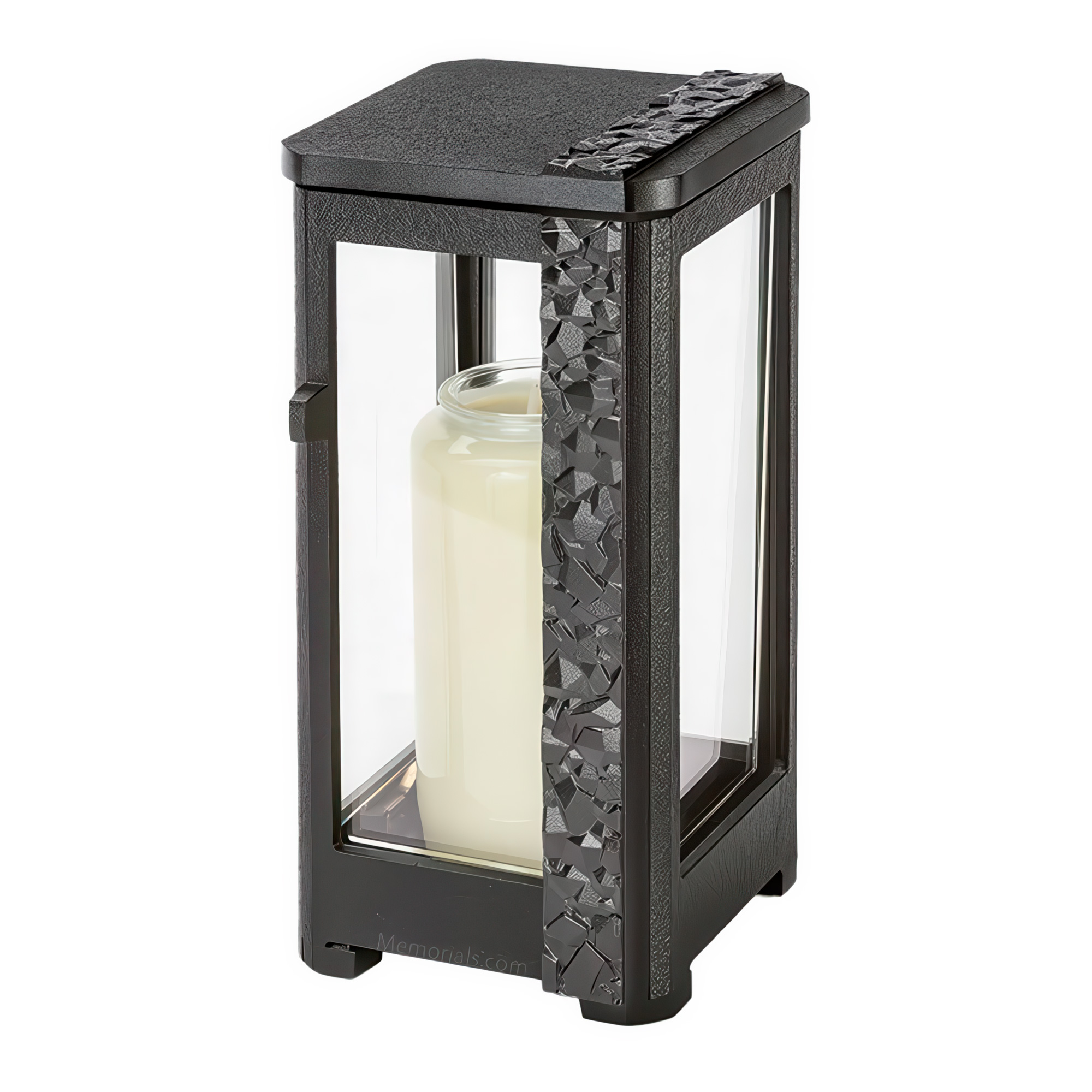 Unity Black Grave Marker Candle Lamp